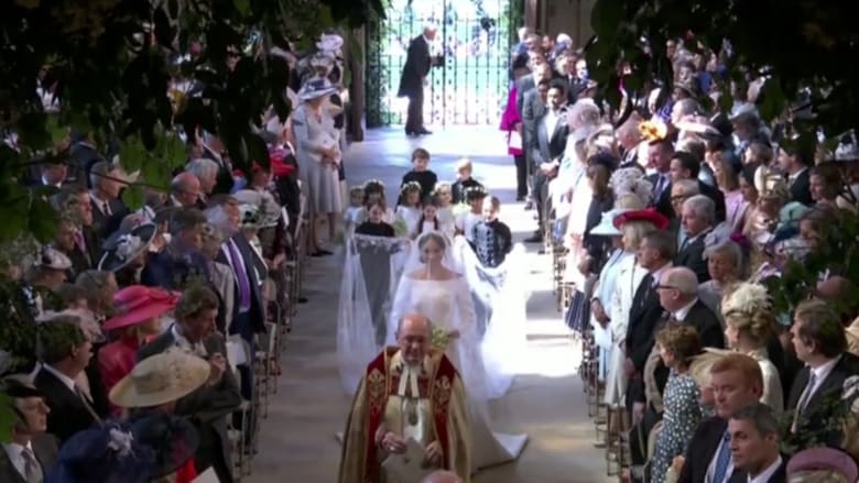 مقتطفات من مراسم زفاف الأمير هاري وميغان ماركل