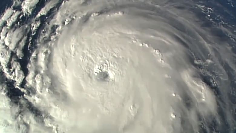من الفضاء.. شاهد إعصار فلورنس الذي يهدد بعض مناطق أمريكا