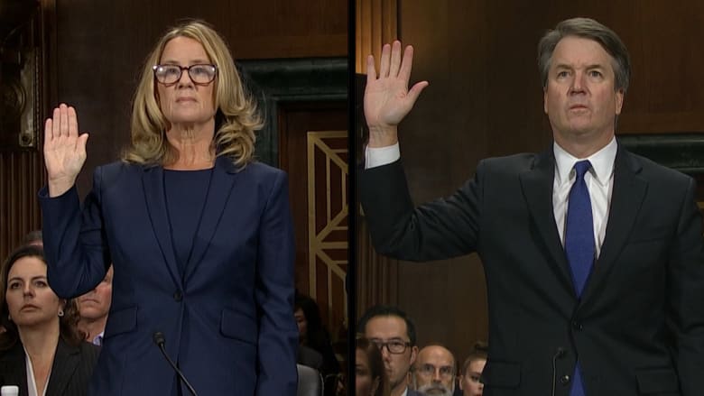 شهادتا فورد ومرشح ترامب للمحكمة العليا بشأن الاعتداء جنسي