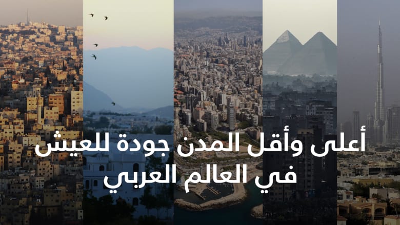 أعلى وأقل المدن جودة للعيش في العالم العربي
