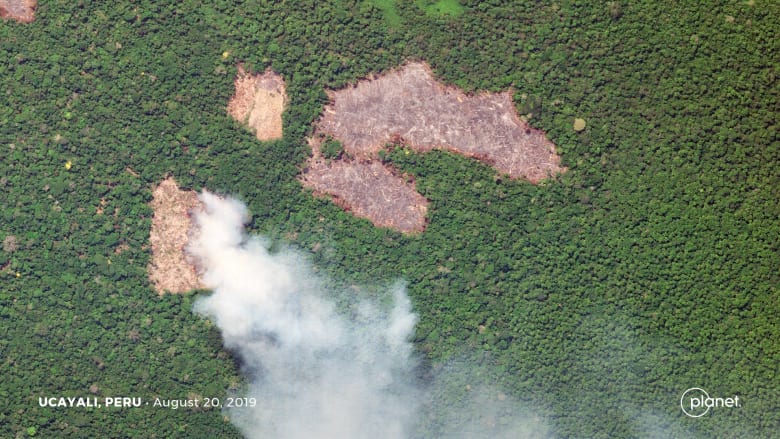 شاهد.. ناسا تنشر صورًا لحرائق غابات الأمازون من الفضاء