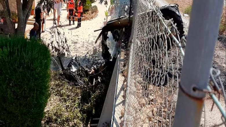 اصطدام طائرة بمروحية في إسبانيا ومصرع طفلين بين الضحايا