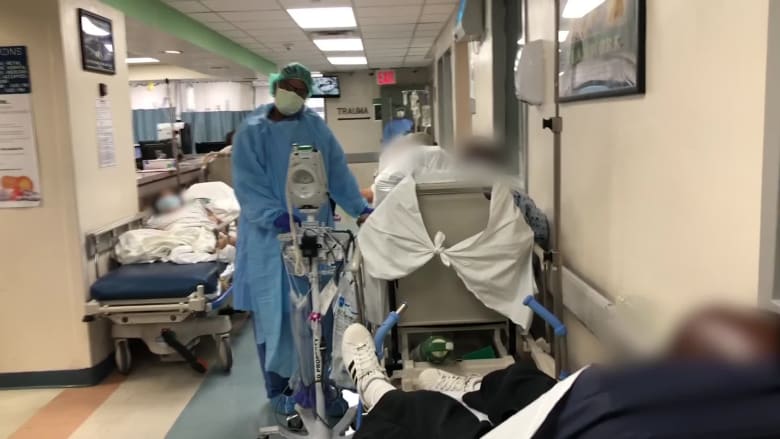 CNN داخل مستشفى في الخطوط الأمامية لمحاربة فيروس كورونا في نيويورك