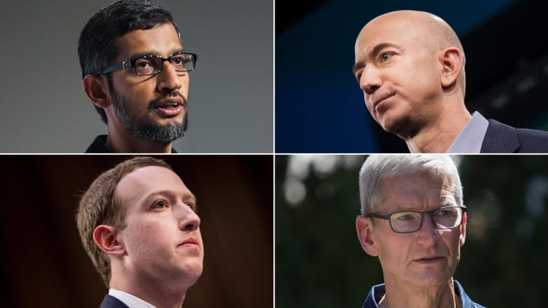 رؤساء غوغل وأمازون وفيسبوك وأبل يواجهون الكونغرس الأمريكي بأكبر جلسة من نوعها منذ أكثر من 20 عاماً