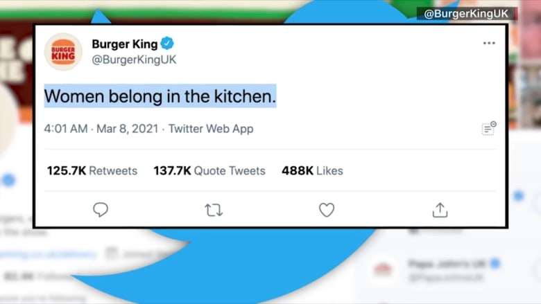 “مكان المرأة في المطبخ“.. انتقادات تطال “برجر كنج” بسبب تغريدة في يوم المرأة العالمي