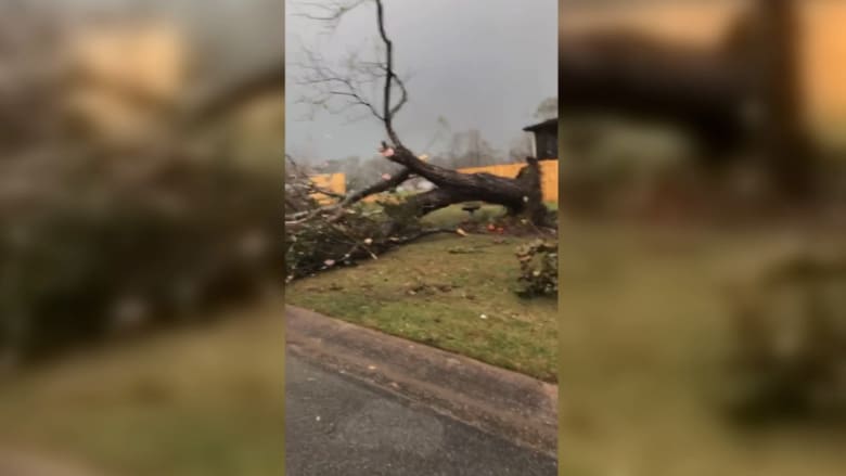 فيديو مثير يلتقط لحظات الرعب من داخل إعصار “بيلهام” في آلاباما