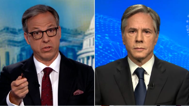 "أنت تواصل تغيير الموضوع".. مذيع CNN يضغط على بلينكن بشأن قرار بايدن بالانسحاب من أفغانستان