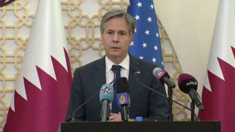 بلينكين من قطر: طالبان تعهدت بالاستمرار في السماح للناس بمغادرة أفغانستان بحرية