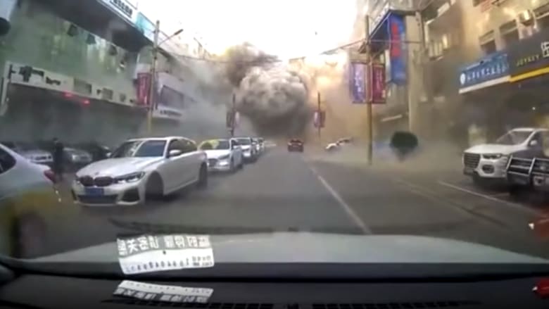كاميرا توثق لحظة وقوع انفجار هائل في الصين