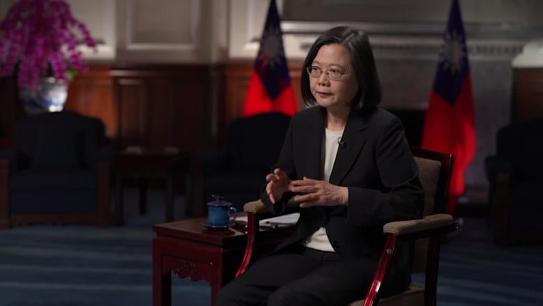 رئيسة تايوان لـCNN: لدينا "ثقة" بدفاع أمريكا عن الجزيرة إذا تعرضت لهجوم