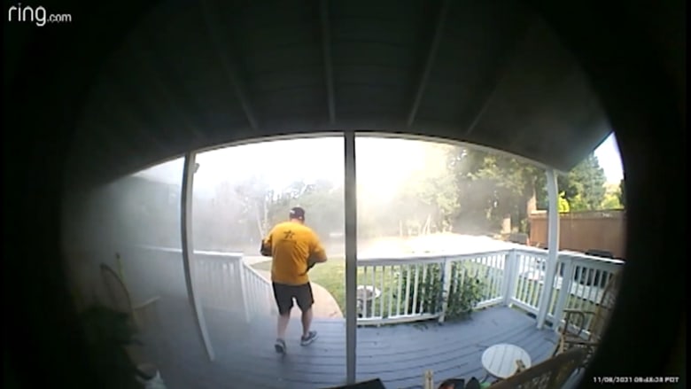 كاميرا ترصد رجلًا غامضًا لدى إنقاذه كلاب في منزل كان أصحابه خارج المدينة