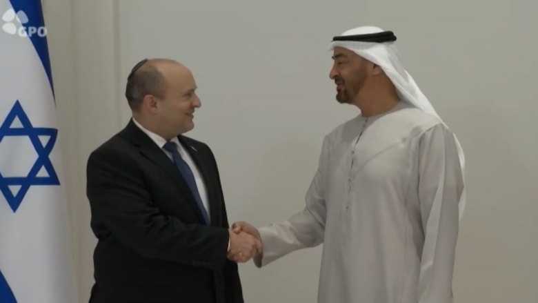 محمد بن زايد ونفتالي بينيت