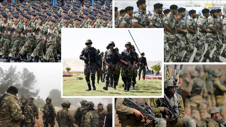 جيش مصر يتصدر ويتفوق على تركيا وإيران وإسرائيل.. قائمة بأقوى 10 جيوش في المنطقة