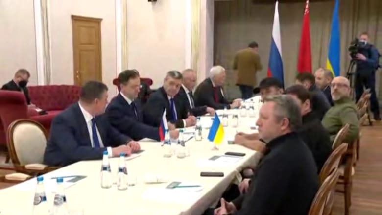 بدء محادثات بين روسيا وأكرانيا هي الأولى منذ الغزو الروسي