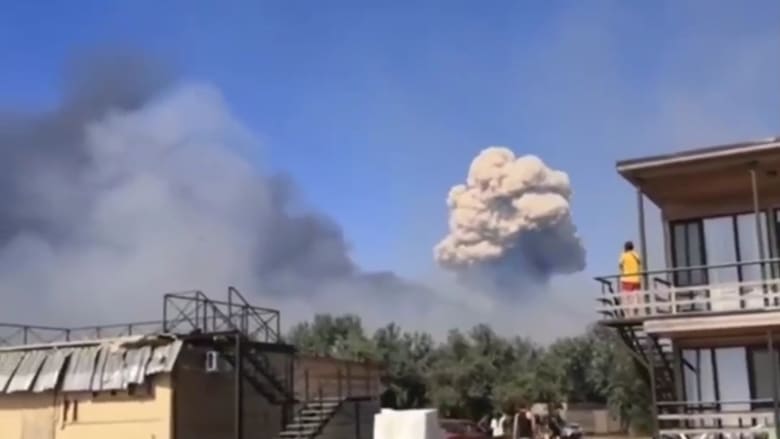 انفجارات في محيط قاعدة روسيا الجوية في شبه جزيرة القرم