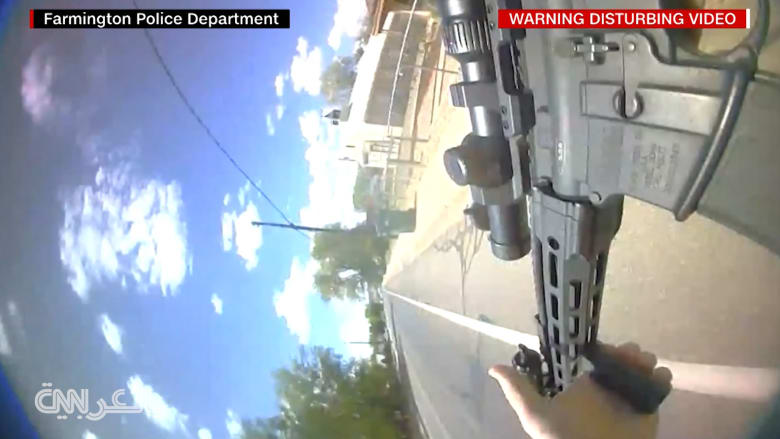 فيديو مروع يظهر ما فعله مسلح في حي سكني.. وكاميرا مراقبة تظهر ما حدث