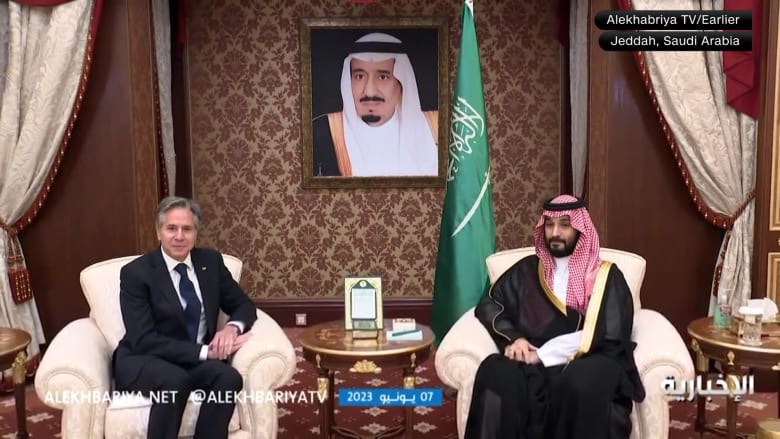 ولي عهد السعودية محمد بن سلمان يلتقي وزير خارجية أمريكا أنتوني بلينكن في جدة.. إليك ما دار بينهما