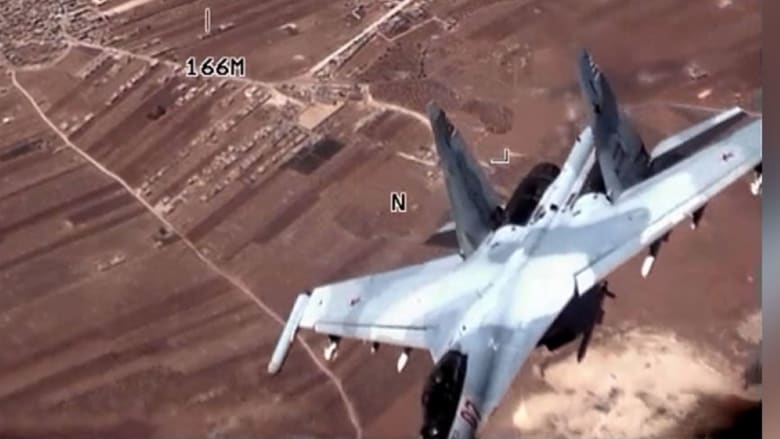 كاميرا ترصد "تحرش" مقاتلات روسية بمسيّرات أمريكية في سماء سوريا.. شاهد ما حدث