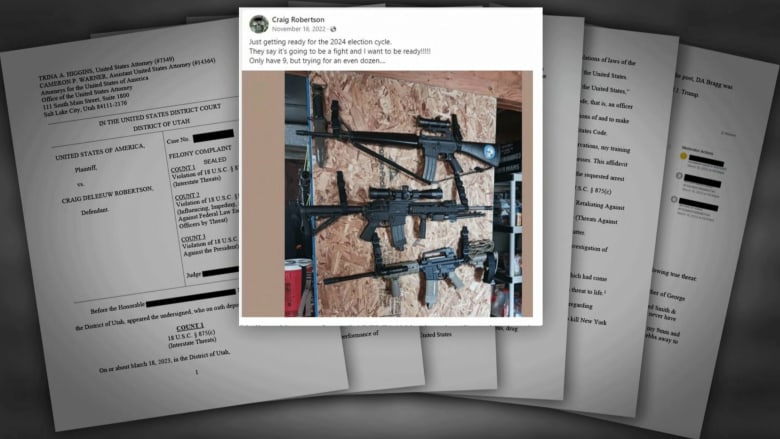 رجل من "يوتا" ينشر صورًا لترسانة أسلحة ويهدد بايدن قبل زيارته الولاية.. شاهد ما فعله الـFBI به