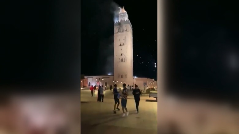 شاهد ما حدث لمسجد لحظة وقوع زلزال المغرب المدمر