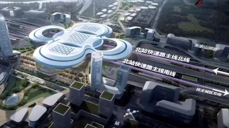 تصميم محطة قطار في الصين يثير الجدل عبر الإنترنت..ما السبب؟