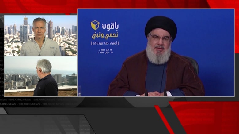 حزن يلف أنصاره وأصوات صراخ في بيروت.. شاهد ما قاله مراسل CNN عن لحظة إعلان مقتل حسن نصرالله