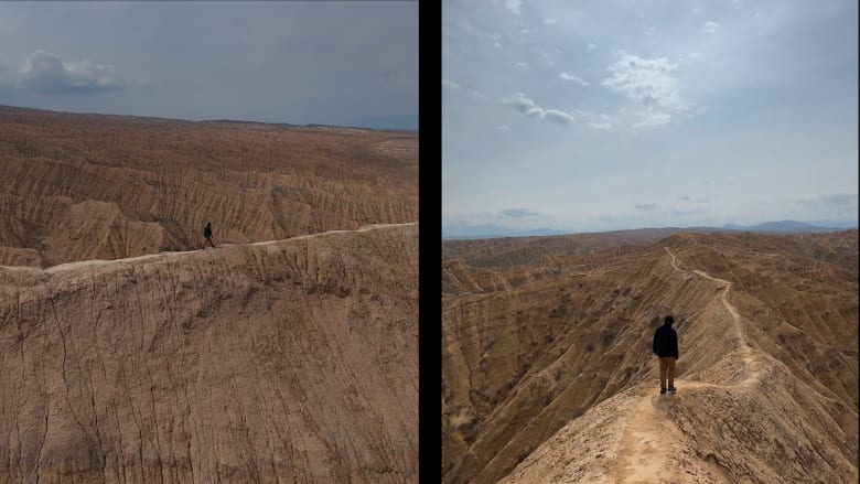 حوافه حادة وخطيرة..إماراتي يوثق تجربة مساره بوادي صعب في قيرغستان