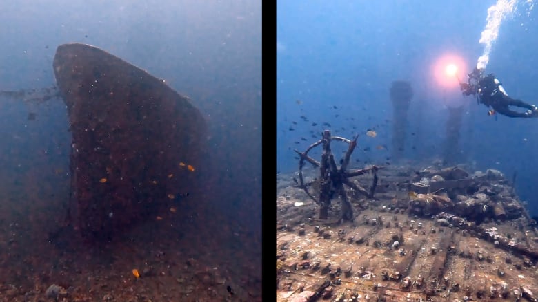 عراقي يستكشف حطام سفينة من زمن الحرب العالمية الثانية في بالي..كيف تبدو؟