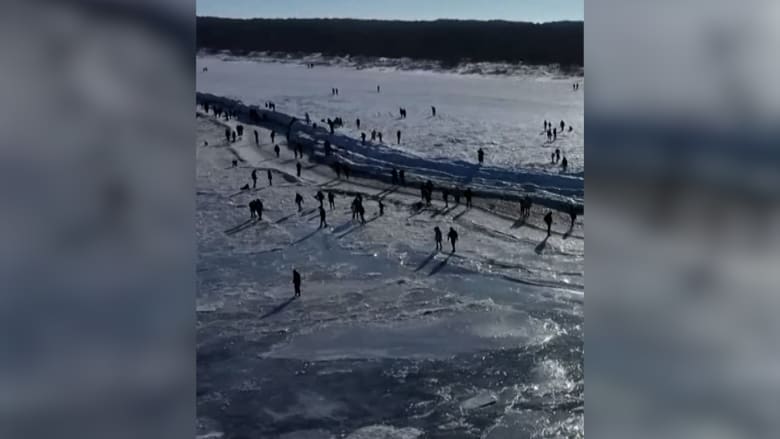 برد قارس ودرجات حرارة شديدة تُجمّد أحد أعظم أنهار أوروبا