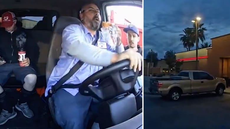 ناقلو أثاث يعترضون خاطف طفلة بعمر عامين وينقذونها بشكل بطولي.. شاهد ما فعلوه