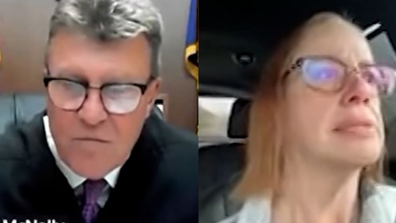 قاضٍ يوبخ امرأة لقيادة سيارة أثناء جلسة استماع ومحاولة الكذب عليه.. شاهد ما حدث