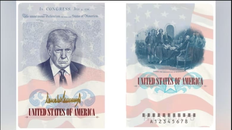 "وضع صورة ترامب على جوازات سفر أمريكية قريبا".. مسؤول يكشف التفاصيل