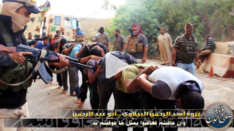 داعش تنشر صورا "مريعة" لتصفية عناصر "الأمن العراقي" داعش تنشر صورا "مريعة" لتصفية عناصر "الأمن العراقي"