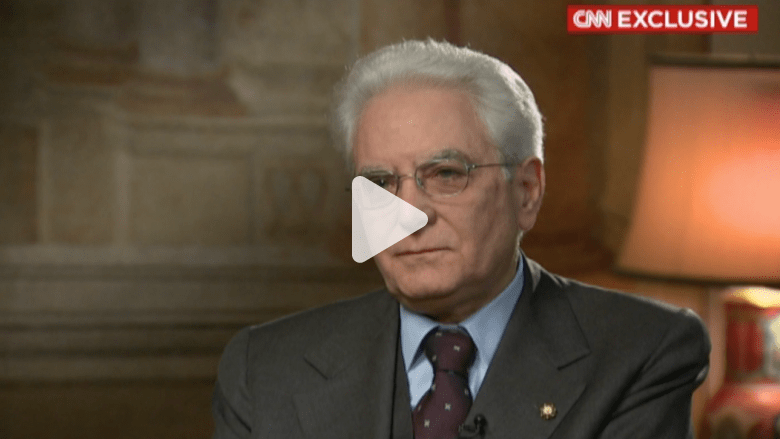 رئيس إيطاليا لـCNN: هجوم تونس يظهر خطر داعش الحقيقي والكبير رئيس إيطاليا لـCNN: هجوم تونس يظهر خطر داعش الحقيقي والكبير