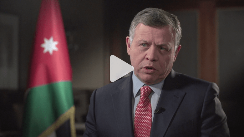 الملك عبدالله الثاني لـCNN: داعش هو العدو رقم 1 والقدرات البشرية أبرز ثرواتنا وسنصدر الطاقة لأوروبا الملك عبدالله الثاني لـCNN: داعش هو العدو رقم 1 والقدرات البشرية أبرز ثرواتنا وسنصدر الطاقة لأوروبا