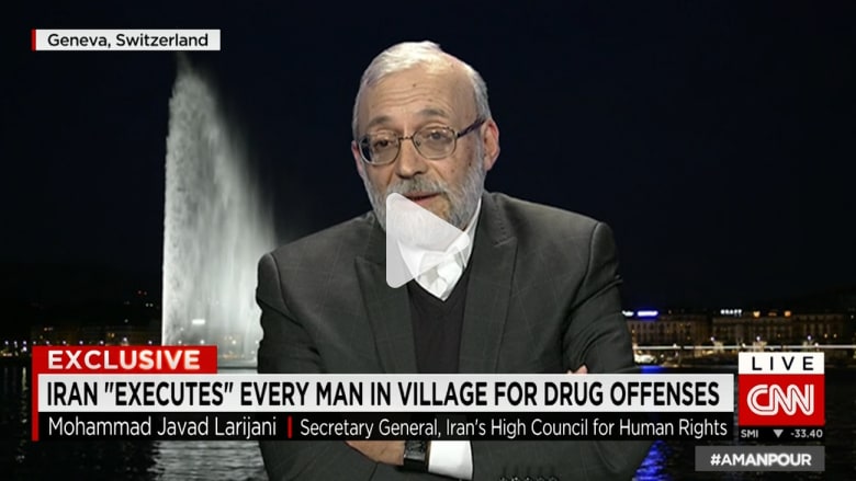 مسؤول إيراني يتحدث لـCNN عن إعدام جميع ذكور قرية إيرانية: عددهم قليل وقضاياهم مرتبطة بتجارة المخدرات مسؤول إيراني يتحدث لـCNN عن إعدام جميع ذكور قرية إيرانية: عددهم قليل وقضاياهم مرتبطة بتجارة المخدرات