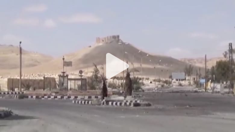 النظام السوري ينشر فيديو لمناطق بتدمر كانت تحت سيطرة داعش النظام السوري ينشر فيديو لمناطق بتدمر كانت تحت سيطرة داعش