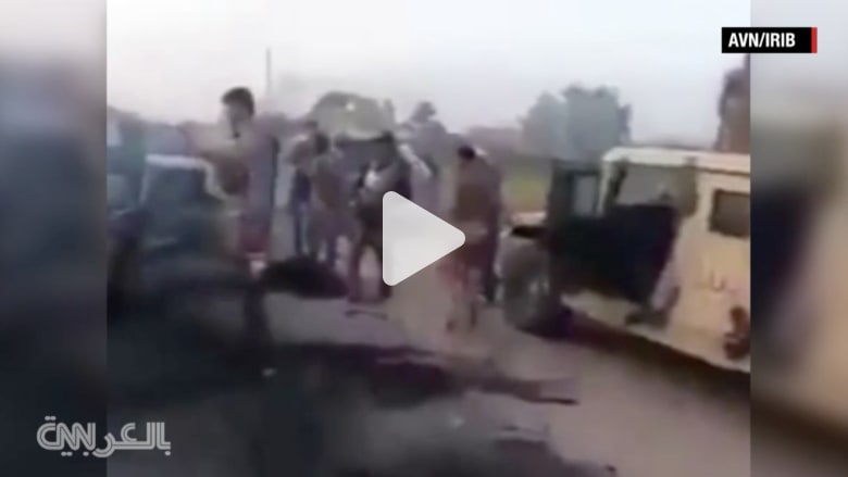 شاهد.. آثار الغارات الجوية على موكب لـ"داعش" بالفلوجة شاهد.. آثار الغارات الجوية على موكب لـ"داعش" بالفلوجة