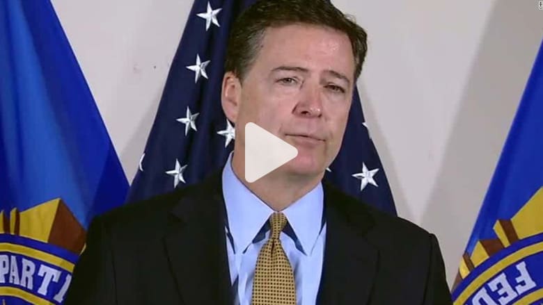 شاهد.. مدير FBI: كلينتون كانت في "غاية الاستهتار" بقضية البريد الإلكتروني الخاص ولكن لا أوصي بتهم ضدها شاهد.. مدير FBI: كلينتون كانت في "غاية الاستهتار" بقضية البريد الإلكتروني الخاص ولكن لا أوصي بتهم ضدها
