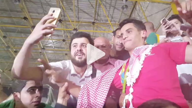 الأردن يحتفي بأبوغوش بطل التايكواندو الأردن يحتفي بأبوغوش بطل التايكواندو