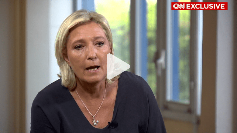 مارين لوبان لـCNN: البوركيني مرفوض والتعصب الإسلامي سبب للمشاكل بفرنسا مارين لوبان لـCNN: البوركيني مرفوض والتعصب الإسلامي سبب للمشاكل بفرنسا