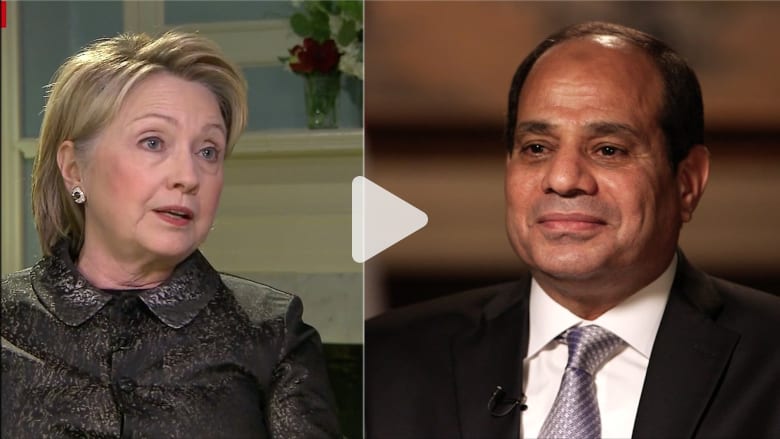 السيسي لـCNN: لا يوجد فرصة لأي ديكتاتوريات في مصر السيسي لـCNN: لا يوجد فرصة لأي ديكتاتوريات في مصر