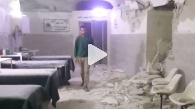 غارة بصواريخ "خارقة للتحصينات" على مستشفى بداخل كهف في سوريا غارة بصواريخ "خارقة للتحصينات" على مستشفى بداخل كهف في سوريا
