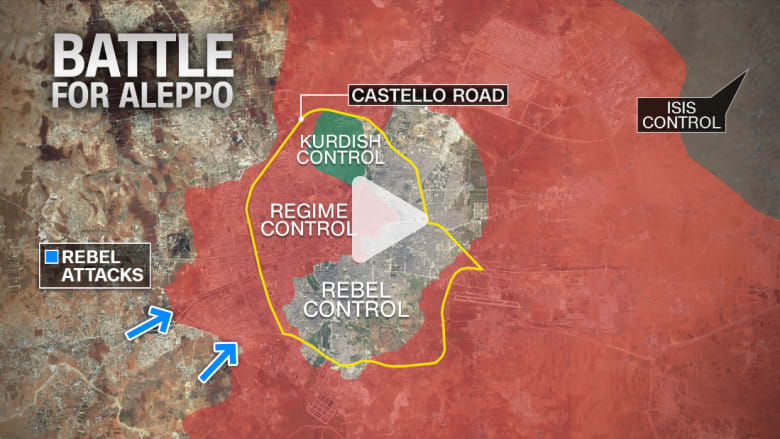 حلب بين نارين.. غارات النظام وروسيا وهجوم المعارضة حلب بين نارين.. غارات النظام وروسيا وهجوم المعارضة