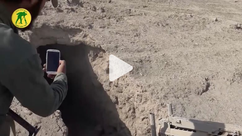 الحشد الشعبي يسيطر على أنفاق يستخدمها داعش قرب الموصل الحشد الشعبي يسيطر على أنفاق يستخدمها داعش قرب الموصل
