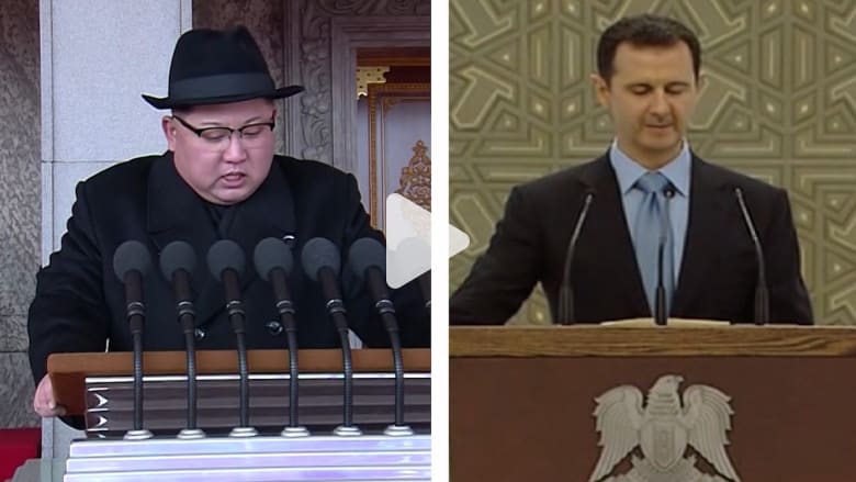 شاهد.. هل تواطأت بيونغ يانغ مع الأسد لصنع الأسلحة الكيماوية؟ شاهد.. هل تواطأت بيونغ يانغ مع الأسد لصنع الأسلحة الكيماوية؟