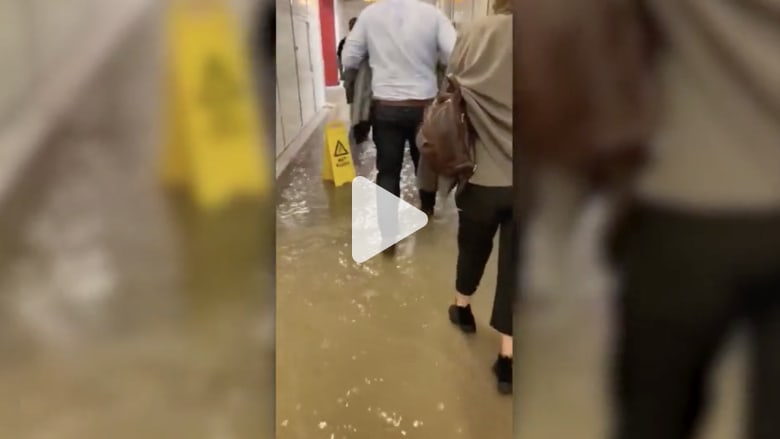فوضى في محطة قطارات في سيدني بسبب أمطار غزيرة فوضى في محطة قطارات في سيدني بسبب أمطار غزيرة