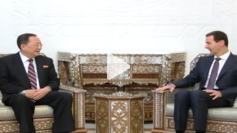 وزير خارجية بيونغ يانغ يلتقي الأسد: نهنئكم على انتصاراتكم وزير خارجية بيونغ يانغ يلتقي الأسد: نهنئكم على انتصاراتكم