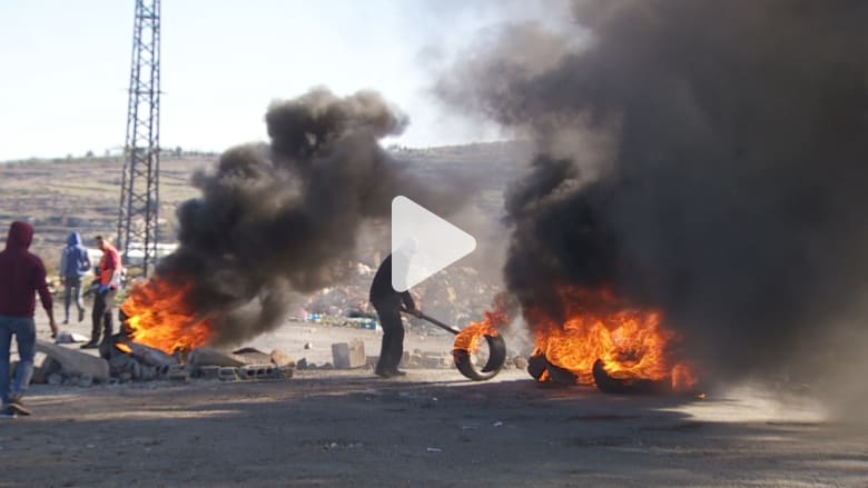 اشتباكات في رام الله بين الفلسطينيين والجنود الإسرائيليين اشتباكات في رام الله بين الفلسطينيين والجنود الإسرائيليين