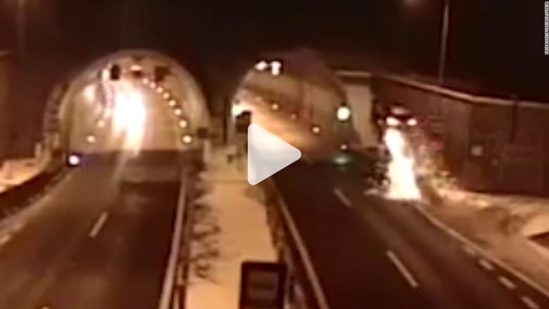شاهد تحليق سيارة BMW بحادث غريب في سلوفاكيا شاهد تحليق سيارة BMW بحادث غريب في سلوفاكيا